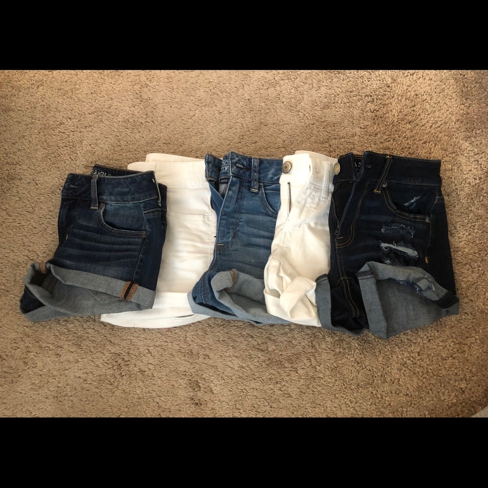 bundle of american eagle shorts